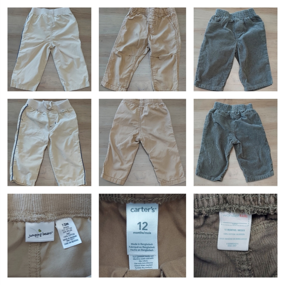 Assortment of #15 12M Boys Pants